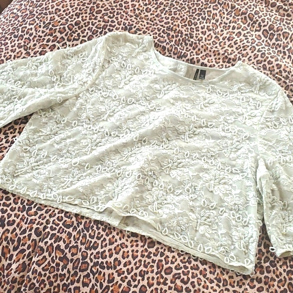 Topshop beaded crop top - Picture 2 of 10